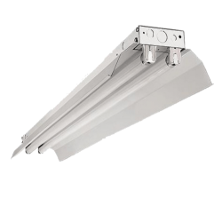 Led Armatuur  met reflektor kap-voor  2 x T8 buizen 1500mm - lvv-ref150d