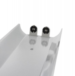 Led Armatuur met Reflektor Kap voor 2 x T8 buizen 1200mm - lvv-ref120d