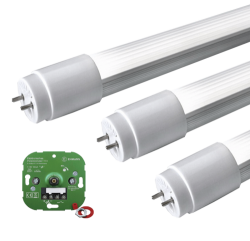 Led buis 24W T8  Ø26 1500mm DIMBAAR + DRIVER - prt8d150-dimbaar