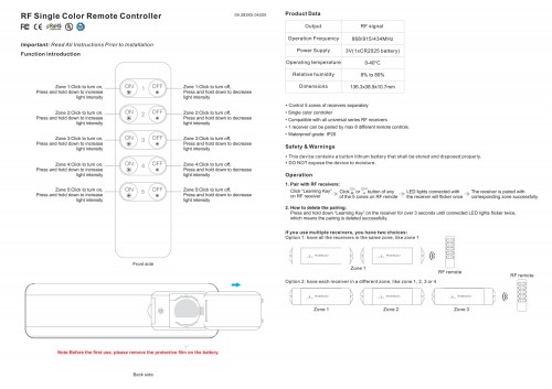 lvv-rf-dim controller-sr-2833k5 