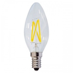 LED CANDLE 4W E14 2800K FILAMENT DIMMABLE - lvv-op1473