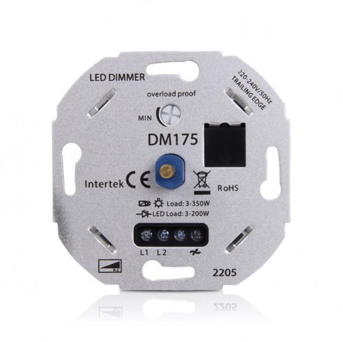 Triac Led dimmer 3-200W universeel - lvv-prdm175