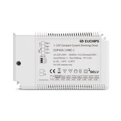 1-10V Constant Current Dimbaar Driver 40 Watt - lvv-preup40a-1hmc-1