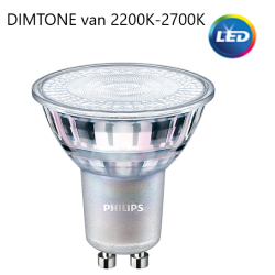 Philips GU10 MASTER Ledspot 3,7W 2200~2700K DimTone  - lvv-be26620