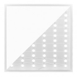 Led Backlight Paneel 40 Watt 595 x 595mm 100lm/w UGR19  - lvv-leda