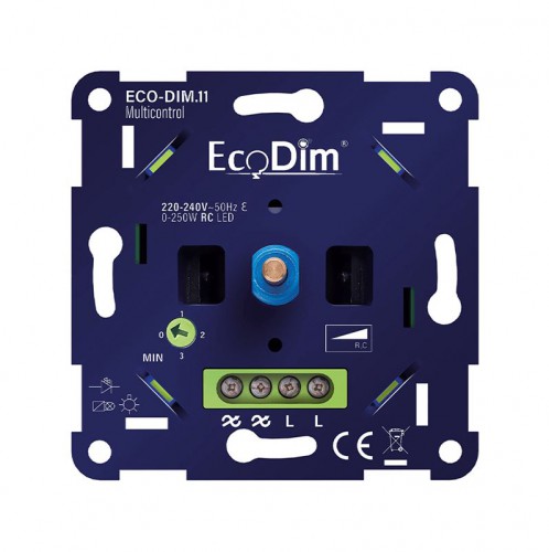 Multicontrol Led Dimmer Universeel 0-250W Fase Afsnijding - lvv-eco-dim.11