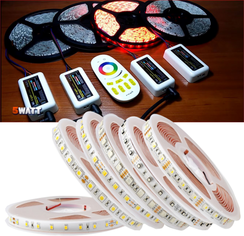 Led Strip 5050 60 Leds/Meter RGB+W 24Volt - lvv-pr5050/60-24v-ip22-rgb+w