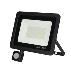 Led Floodlight/Bouwlamp met Sensor 50w - prfs050